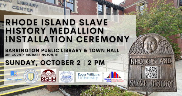 Rhode Island Slave History Medallion Installation Ceremony